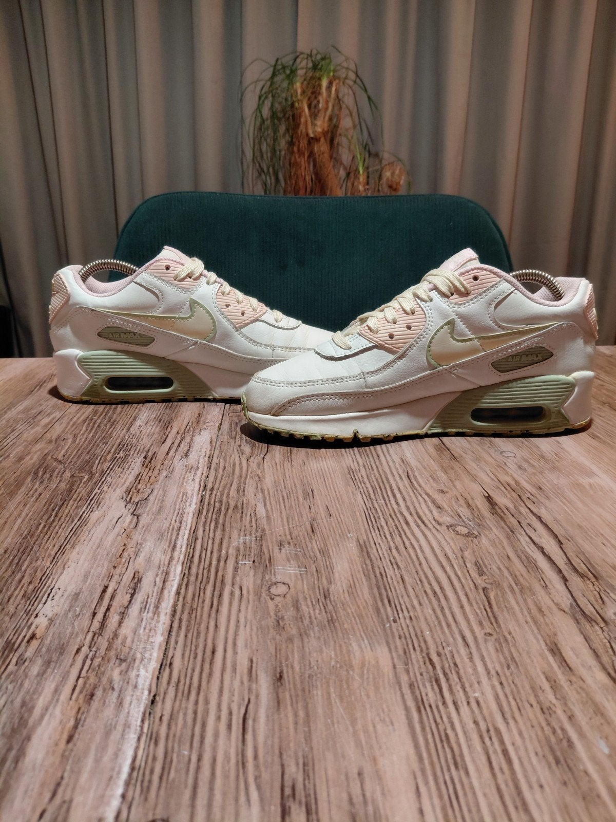 Nike Air Max 90 Leather 'Honeydew' Size 38, Wit, Nike, Ophalen of Verzenden, Sneakers of Gympen