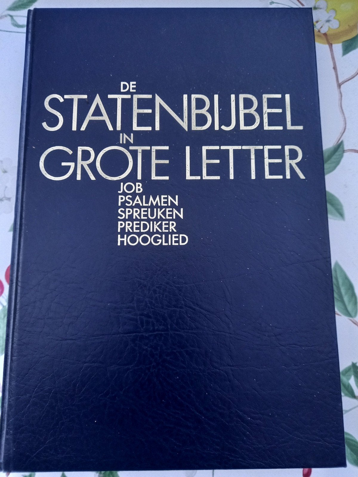 S De Statenbijbel in Grote Letter - Job, Psalmen, Spreuken, Ophalen of Verzenden