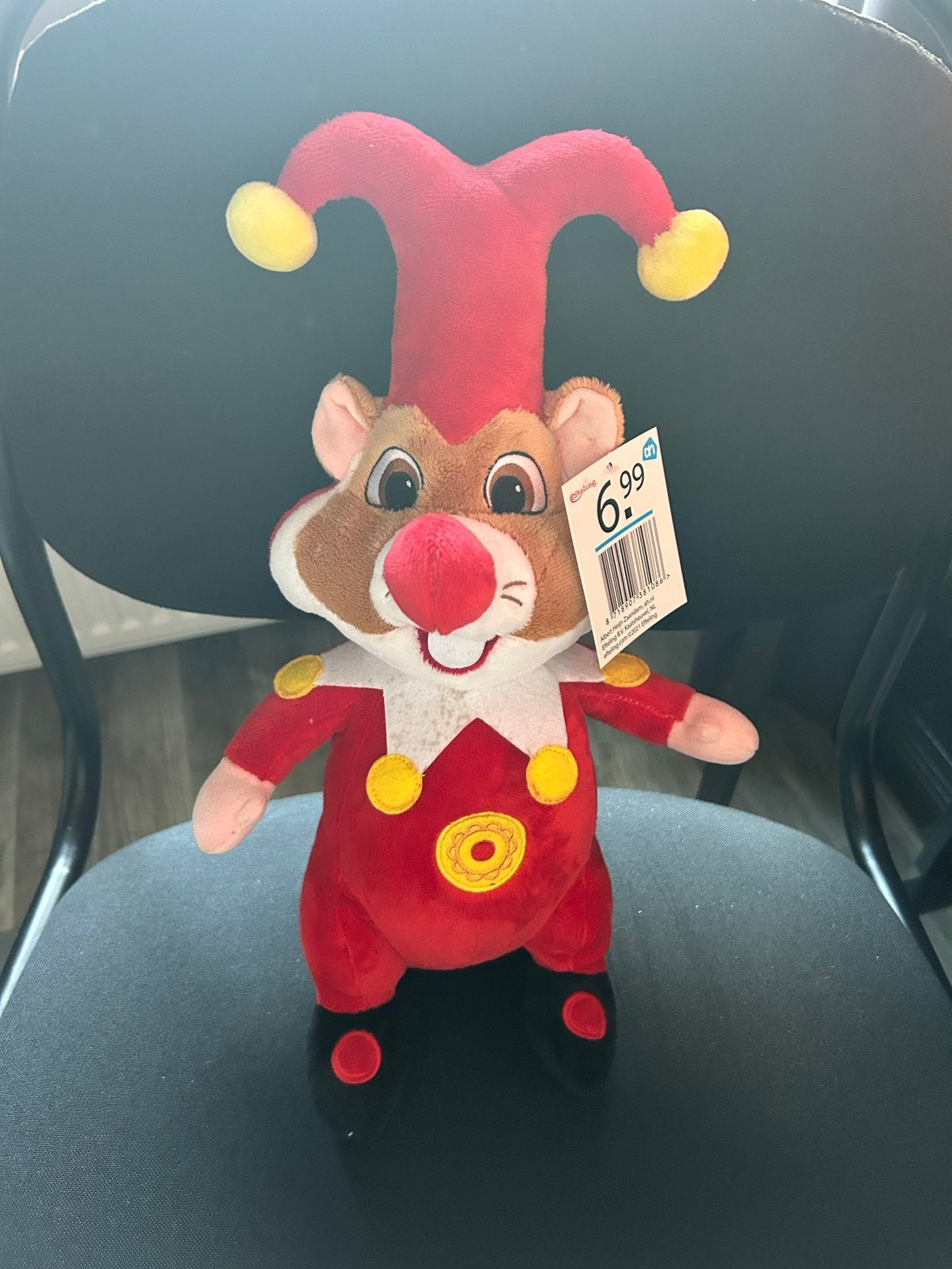 Efteling Jokie de Pretneus Knuffel - Nieuw met kaartje, Ophalen of Verzenden, Nieuw, Overige typen