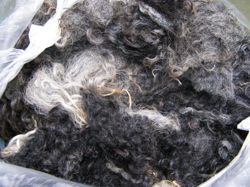gotland pels schapenwol spinnewiel spinnenwiel spinnen vilt, Ophalen of Verzenden, Nieuw, Spinwol