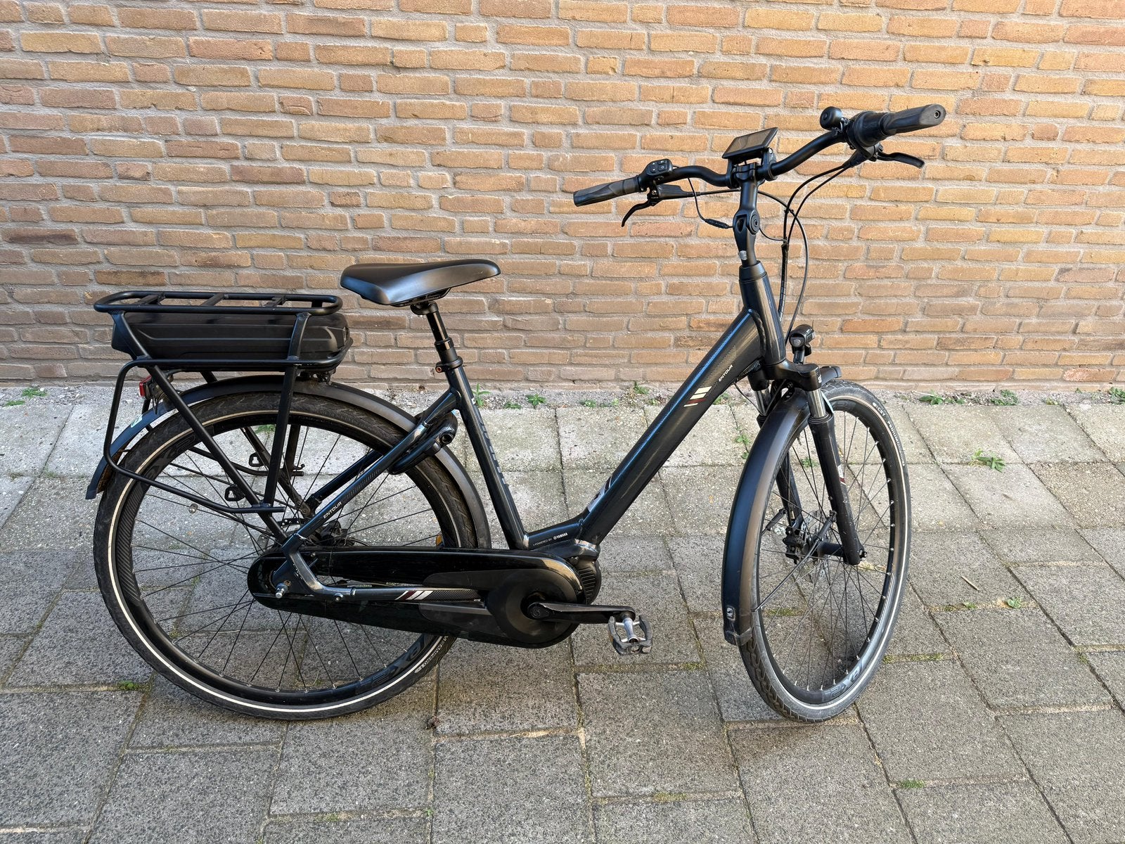 Giant elektrische Damesfiets Zeer netjes! Yamaha middenmotor, 51 tot 55 cm, Ophalen, Zo goed als nieuw, Overige merken
