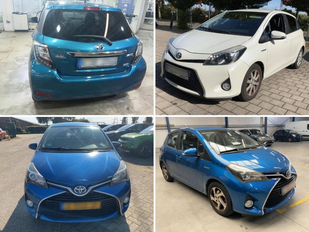 Gezocht: Toyota Yaris Hybrid 2012–2017 | Bod binnen 1 uur, Auto's, 1497 cc, 4 cilinders, Blauw, 49 €/maand
