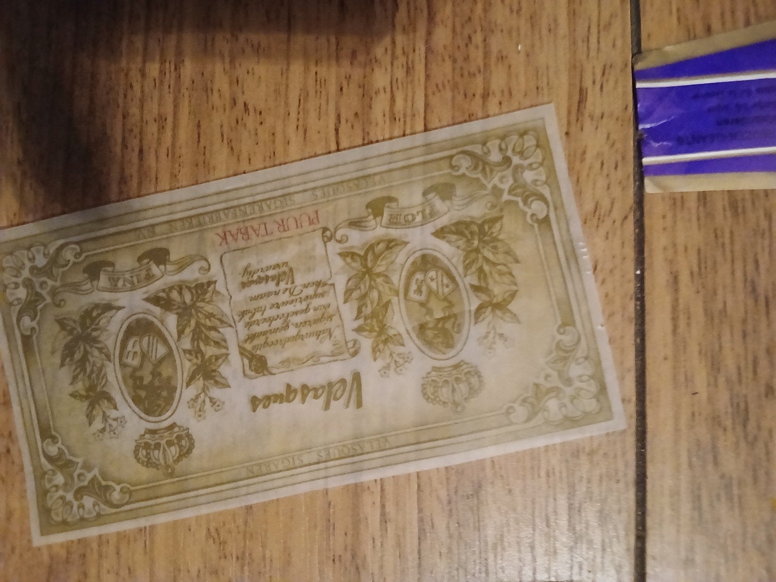 Vintage Velasques Sigarenbandje - Puur Tabak, Ophalen of Verzenden, Gebruikt, Sigarenbandjes