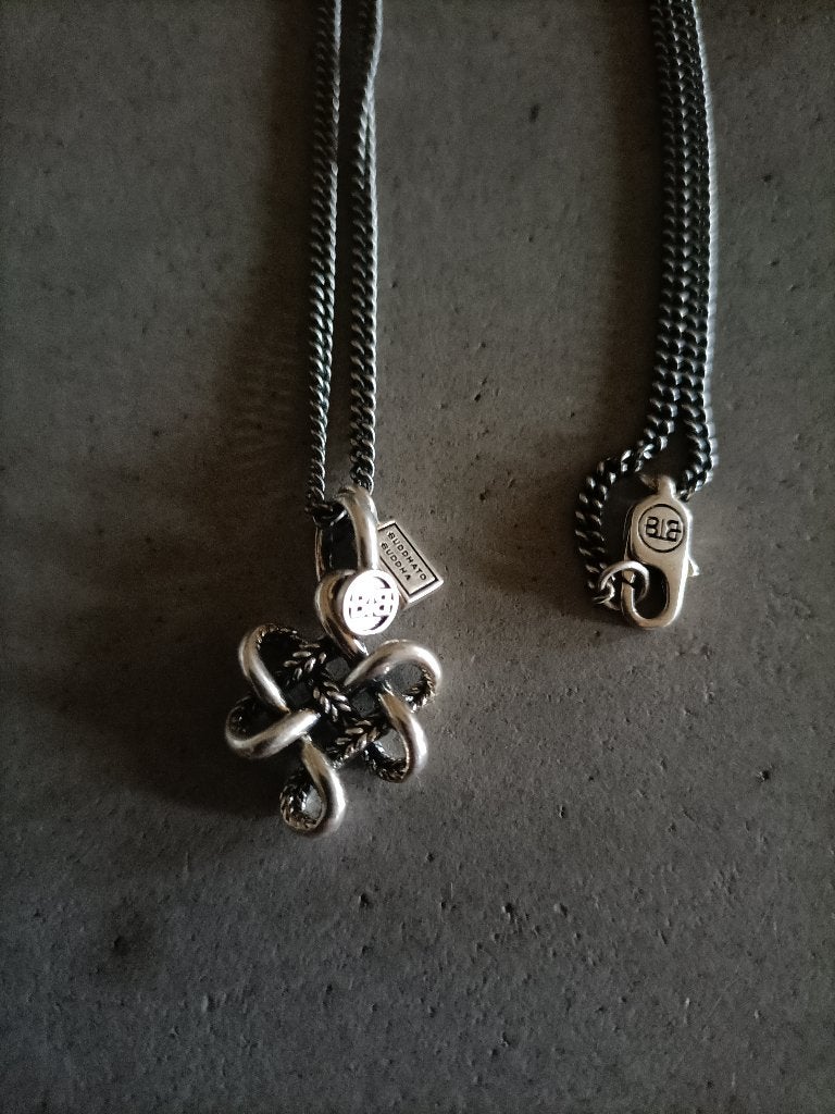 Buddha to Buddha ketting + hanger, Ophalen of Verzenden, Zo goed als nieuw, Zilver, Zilver