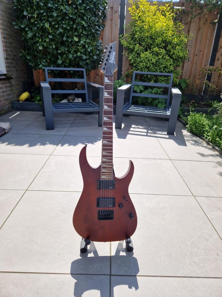 Ibanez GRG121DX Walnut flat Elektrische gitaar, Ophalen, Zo goed als nieuw, Solid body, Ibanez