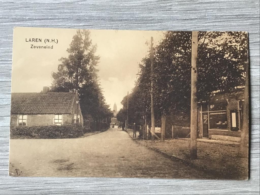 Laren Zeveneind ca 1930, Ophalen of Verzenden, 1920 tot 1940, Ongelopen, Noord-Holland