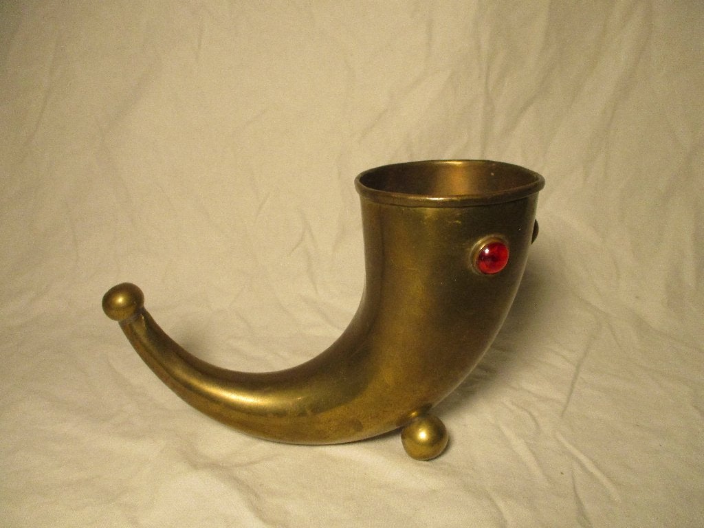 koper hoorn vaasje, Antiek en Kunst, Ophalen of Verzenden