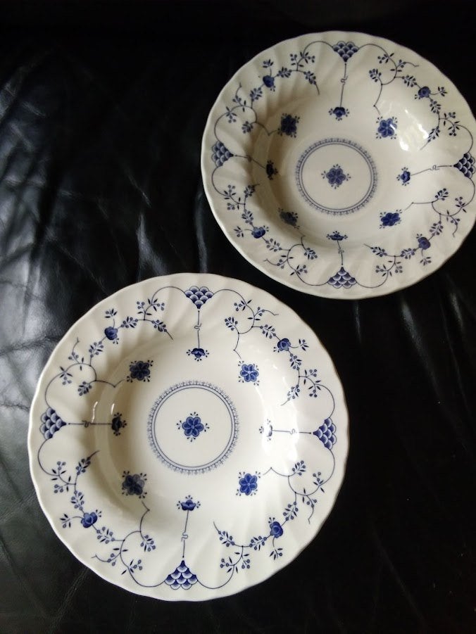 Soep / pasta borden, (2) The Georgian Collection, Churchill, Ophalen of Verzenden