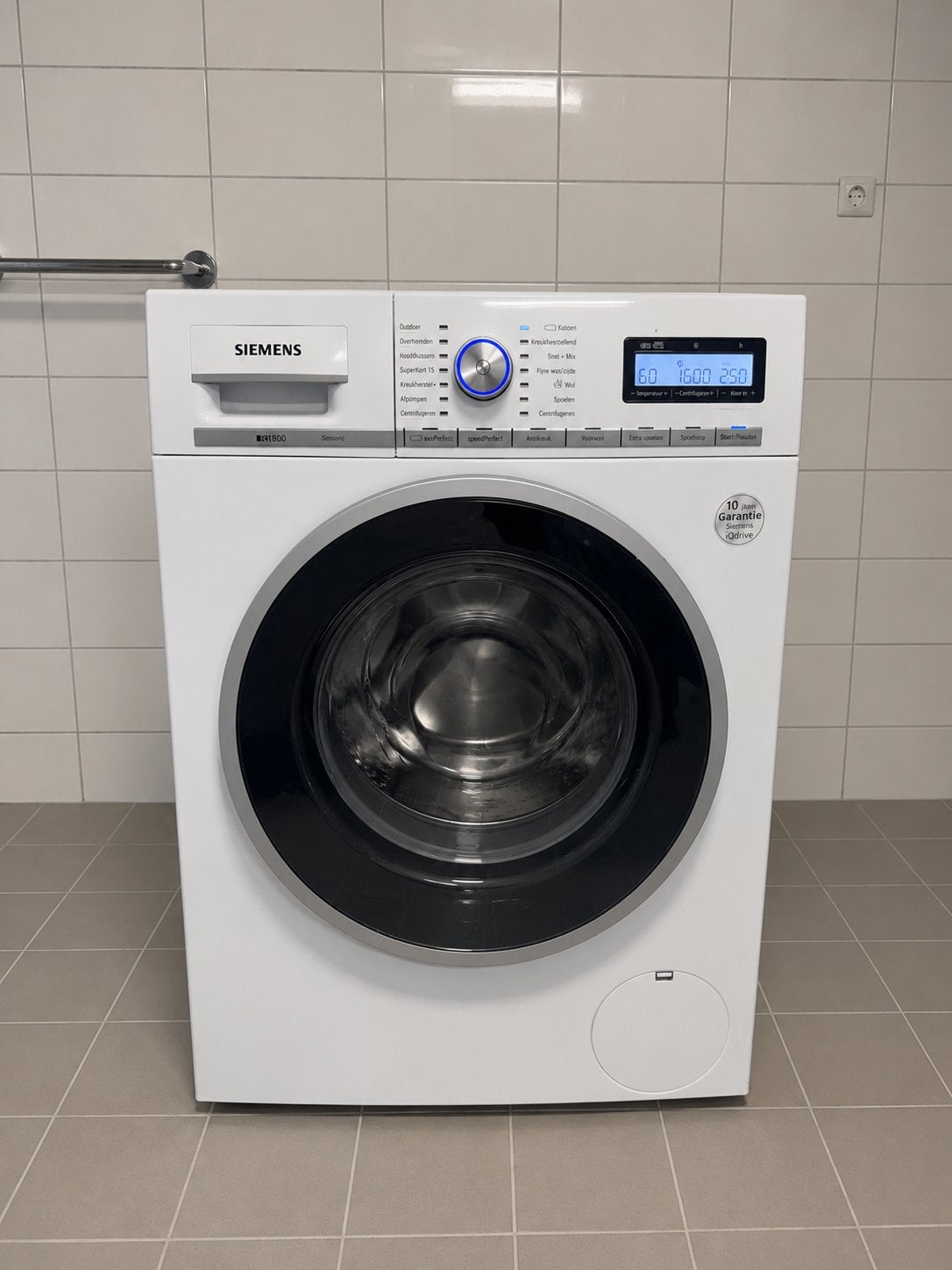 Siemens iQ800 wasmachine, Witgoed en Apparatuur, 1200 tot 1600 toeren, 8 tot 10 kg, Ophalen of Verzenden, Zo goed als nieuw