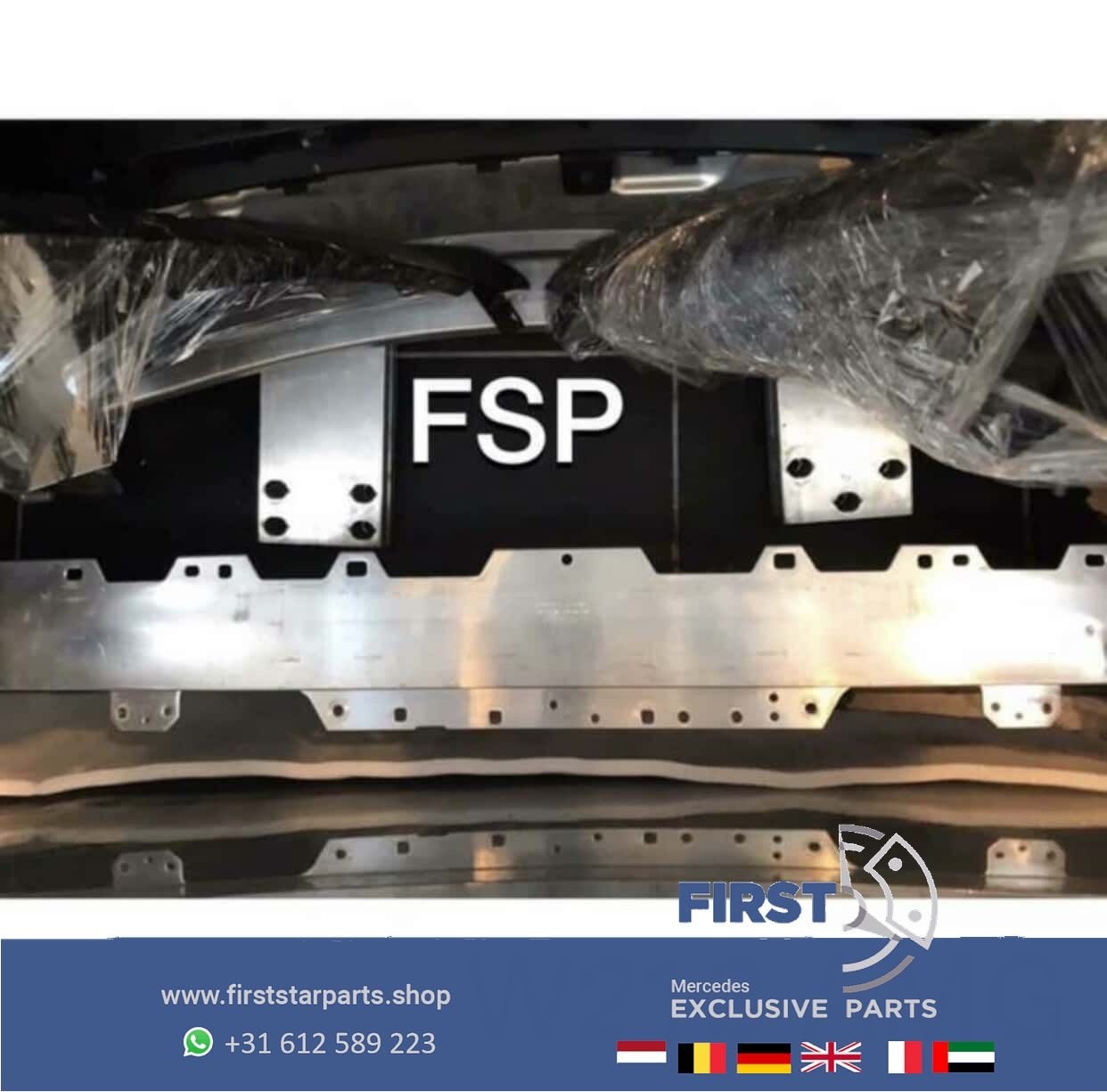 W213 S213 W238 AMG VOORKOP GRIJS COMPLEET Mercedes E Klasse, Gebruikt, -, Voor, Ophalen of Verzenden