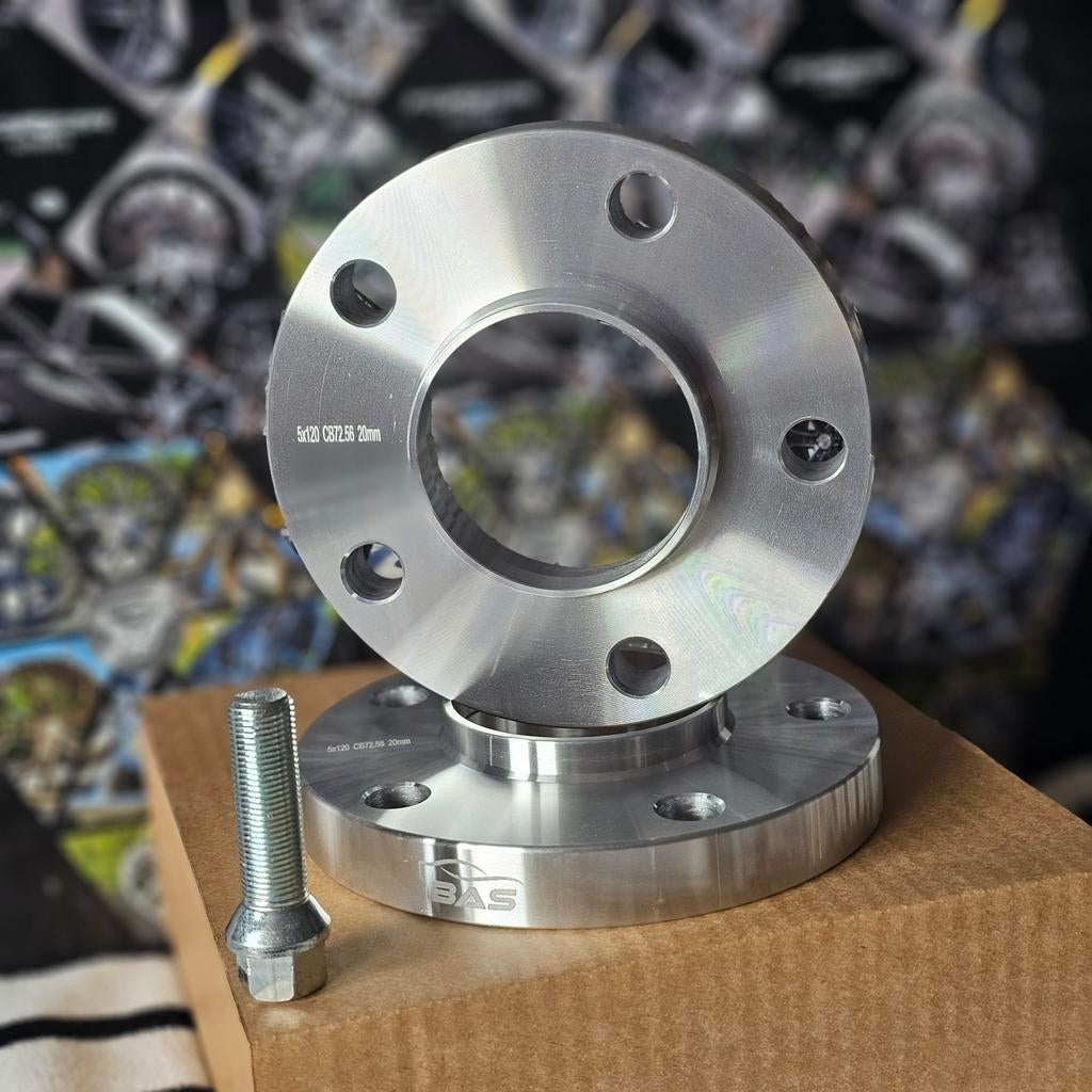 Spoorverbreders spacers Bmw serie 3 of 5 5x120 72,56  20mm, Ophalen of Verzenden