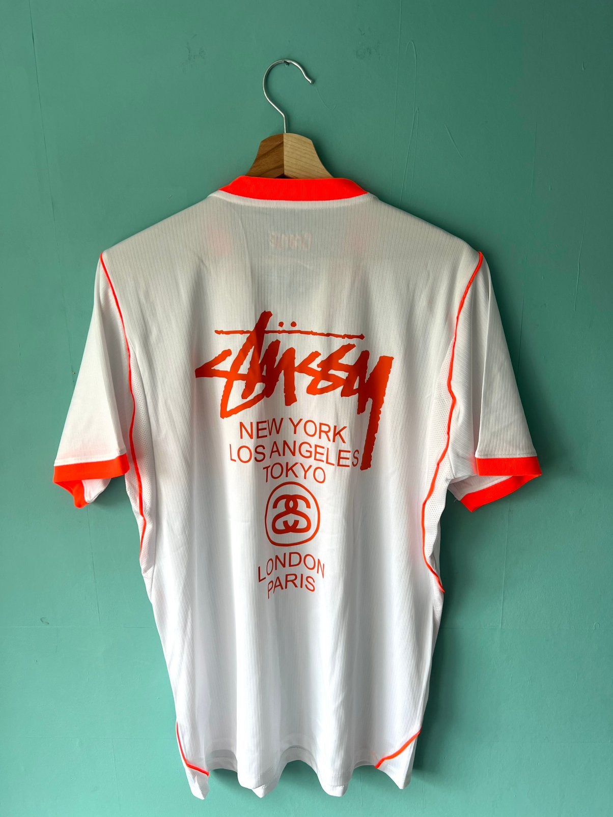 Nederlands elftal uitshirt WK 2026 Stüssy  Maat L, Maat 52/54 (L), Nieuw, Oranje, Ophalen of Verzenden