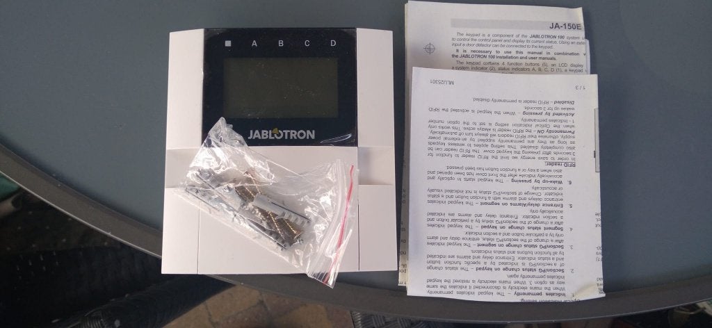 Jablotron JA-150E draadloos bedieningspaneel. NIEUW !, Detector, Sensor of Melder, Nieuw, Ophalen of Verzenden, Rook