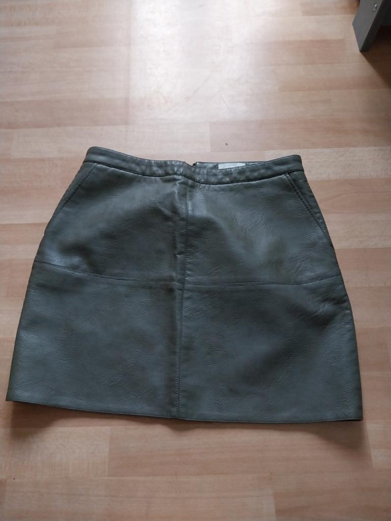 LEREN ROKJE ZGAN, Kleding | Dames, Rokken, Maat 38/40 (M), Ophalen of Verzenden, Zo goed als nieuw, Boven de knie