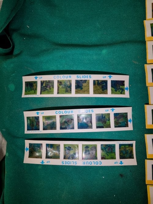 fortuna slides 23 stuks voor toy projector jaren 60 vintage, Verzamelen, Ophalen of Verzenden, 'T Olde Gre-j, Info@toldegrej.nl