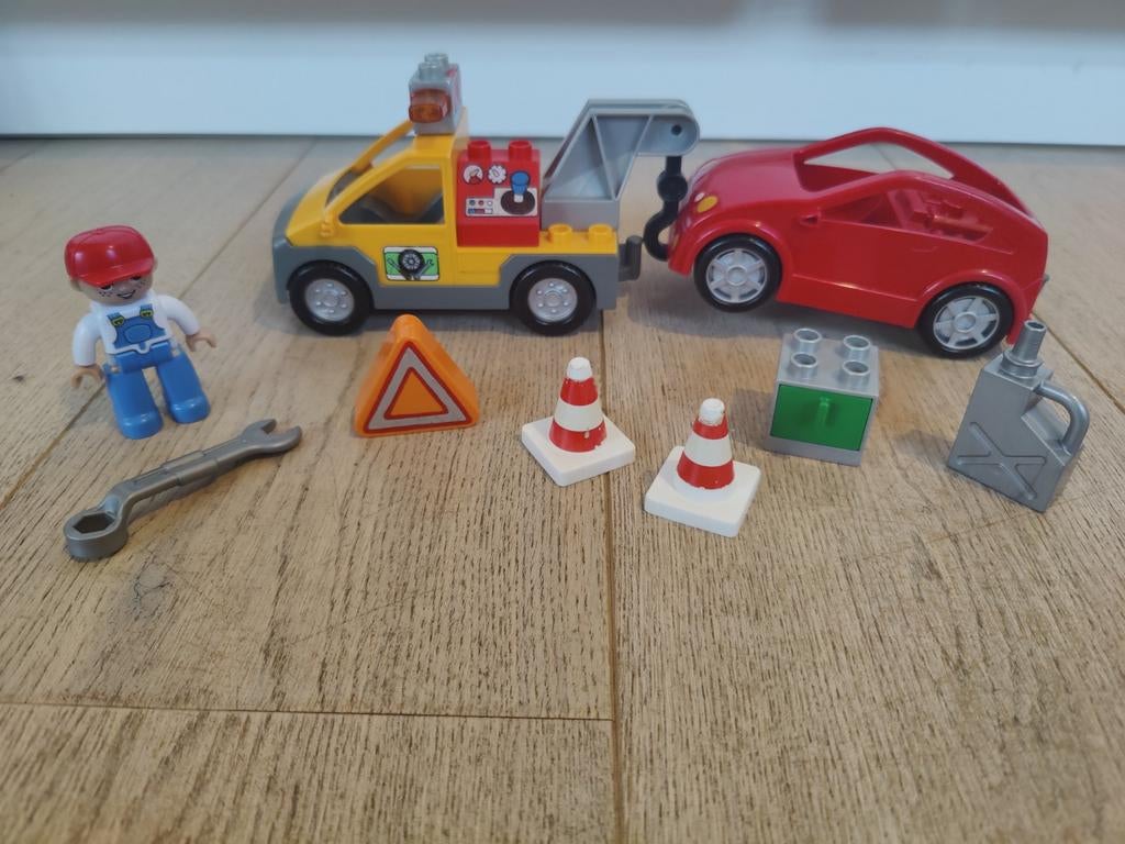 Lego Duplo. Sleepwagen / pechhulp / garage, Ophalen, Gebruikt, Losse stenen, Duplo
