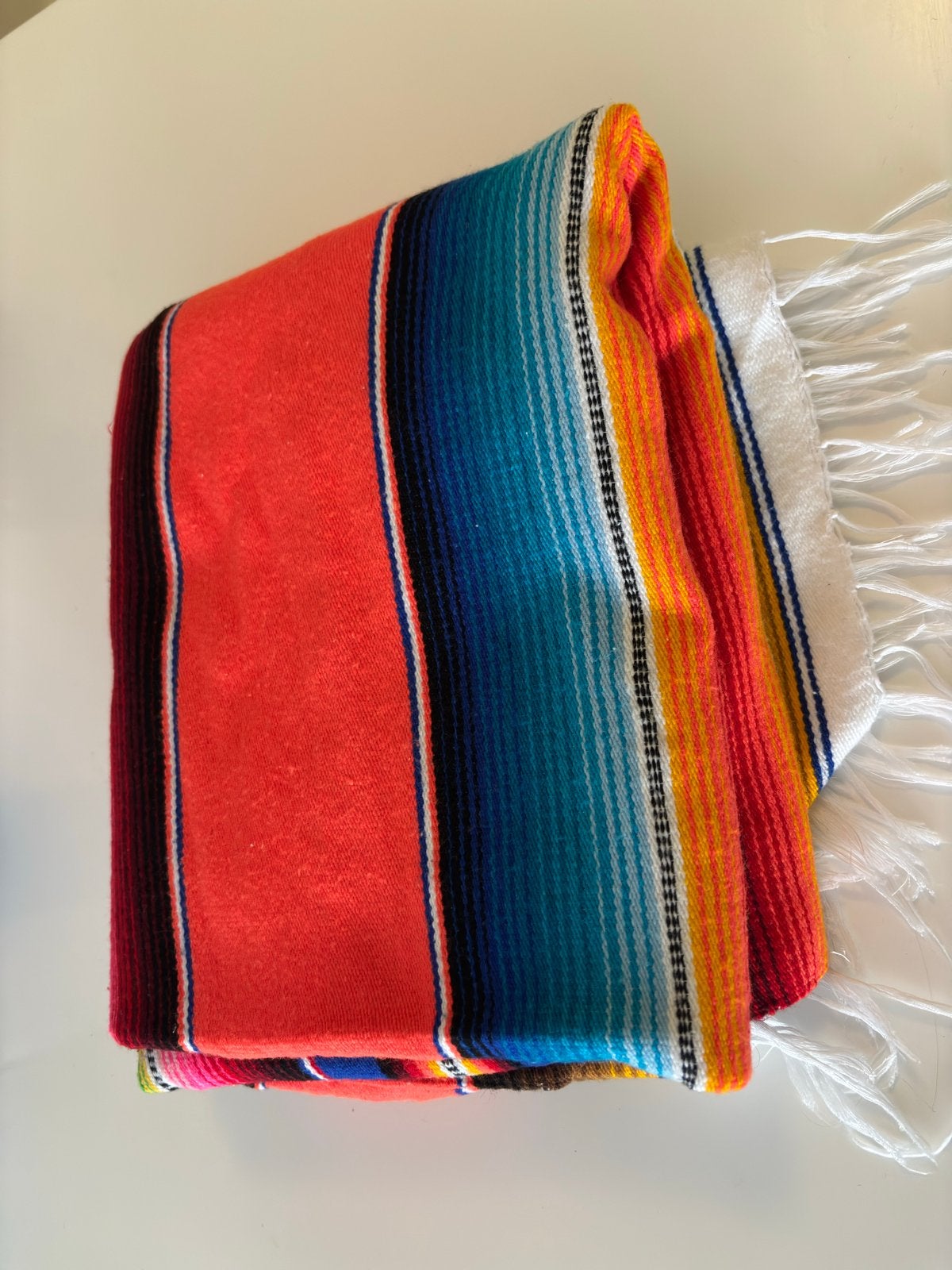 Kleurrijke Mexicaanse deken - Dia de Los Muertos, 100 tot 150 cm, Ophalen of Verzenden, Zo goed als nieuw, 150 tot 200 cm