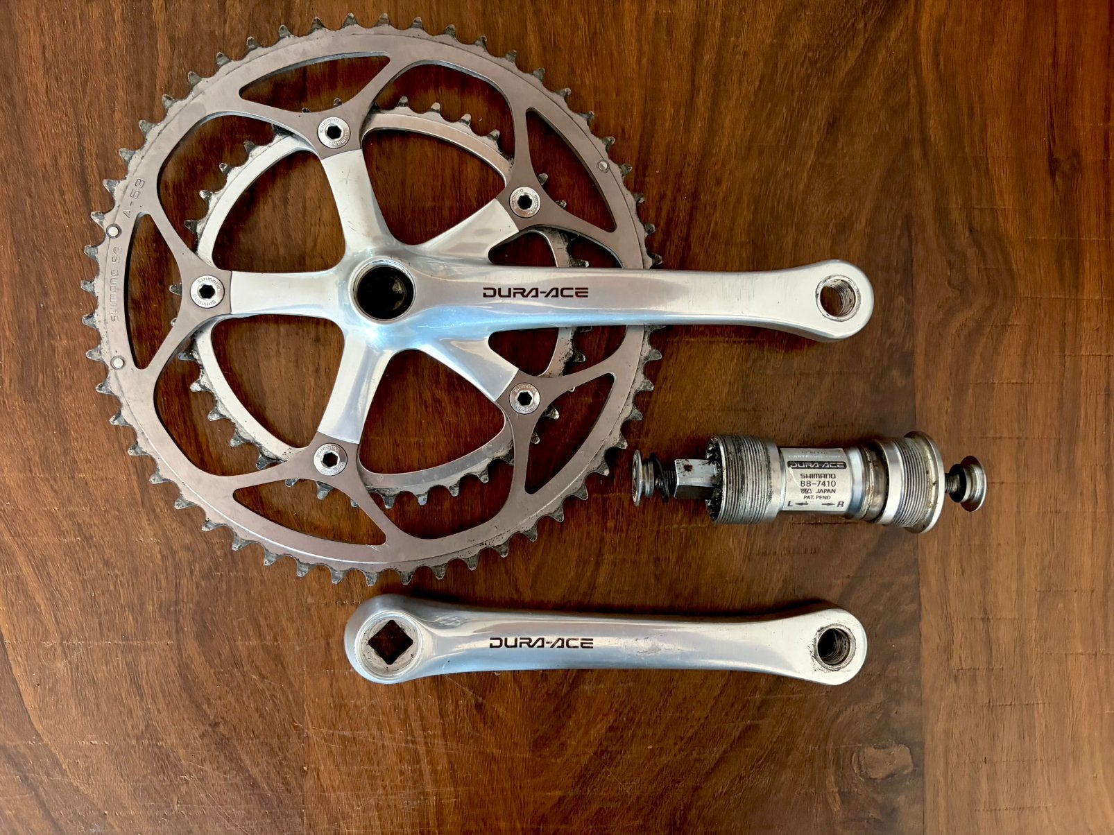 DURA ACE 7410 cranks 170mm, Fietsen en Brommers, Fietsonderdelen, Ophalen of Verzenden, Racefiets, Crankstel of Pedalen