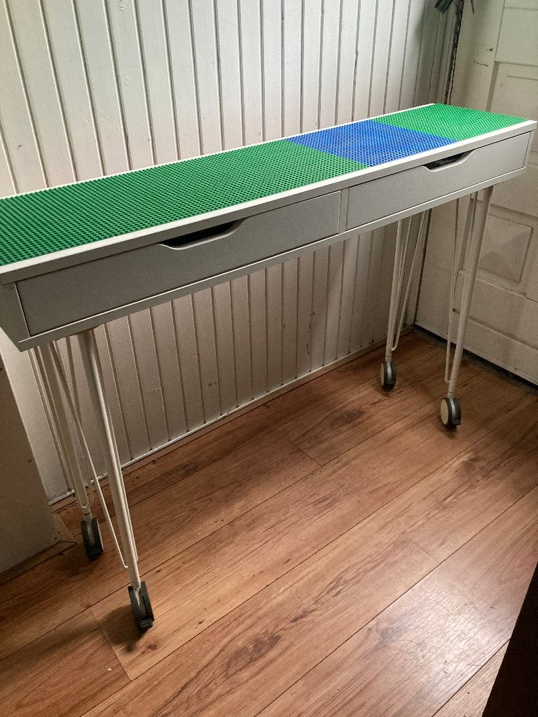 Legotafel tafel lades lego bouwtafel wieltjes, Ophalen, Gebruikt, Overige thema's, Lego