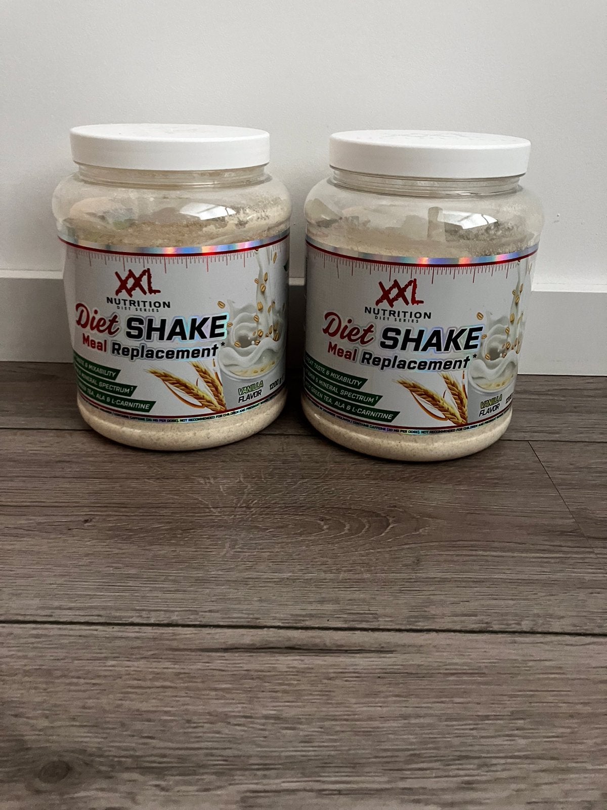Maaltijdshakes afvallen vanille 2x 1200gr, Ophalen of Verzenden, Nieuw, Poeder of Drank