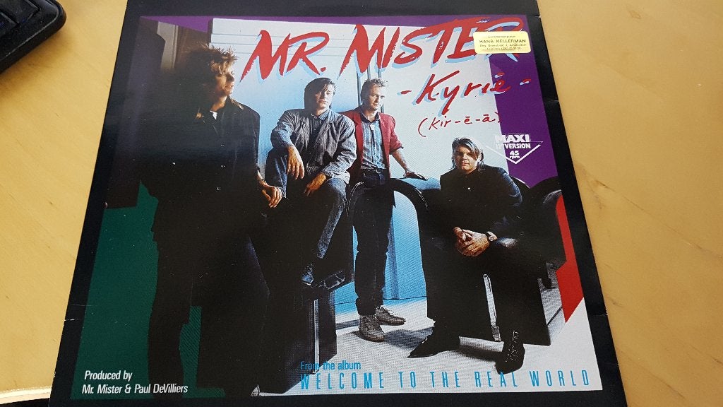 Maxi Single - Mr mister -Kyrie, Ophalen of Verzenden, Zo goed als nieuw, 12 inch
