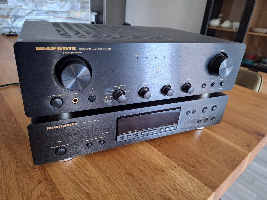 Marantz PM8200 en ST6001, Tuner of Radio, Losse componenten, Zo goed als nieuw, Ophalen
