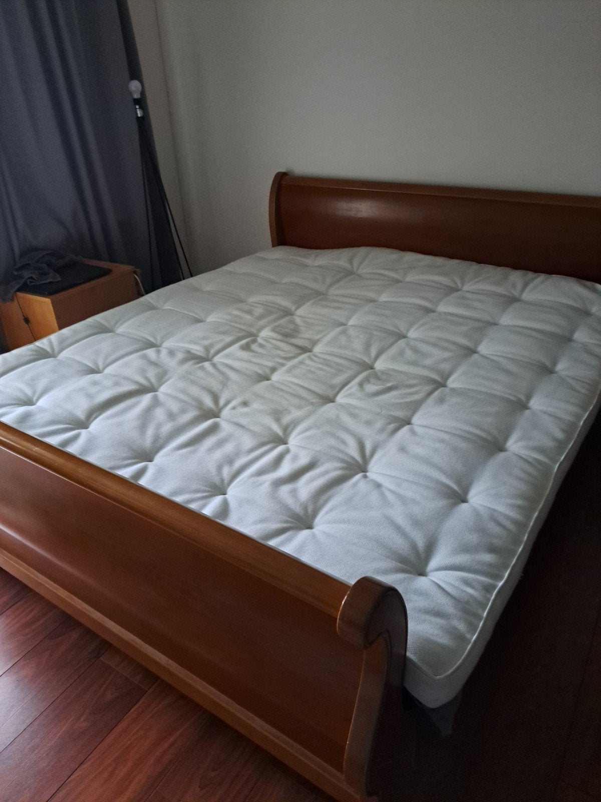IKEA Tustna matras topper 180x200 cm - Latex + wol, Huis en Inrichting, Ophalen, Gebruikt, Tweepersoons, Matras