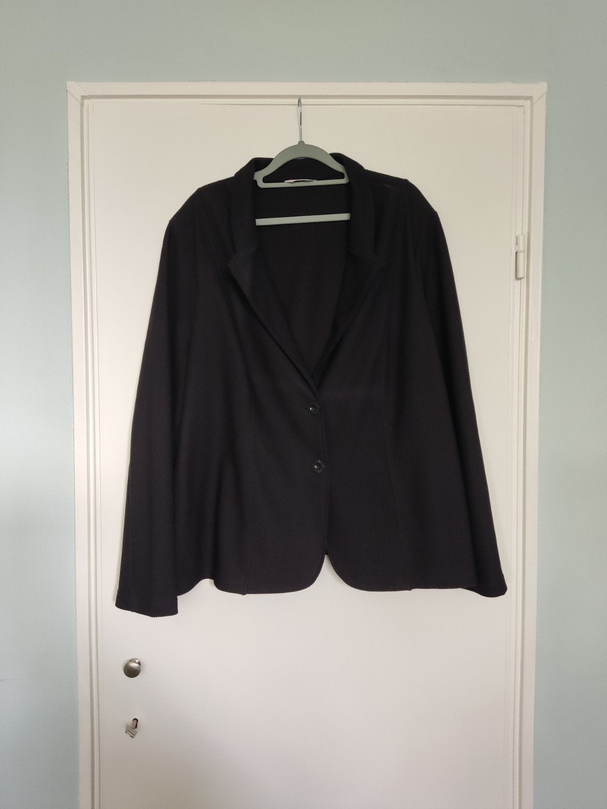 Miss Etam jasje/blazer/colbert zwart 52, Kleding | Dames, Jasjes, Kostuums en Pakken, Zwart, Maat 46/48 (XL) of groter, Ophalen of Verzenden