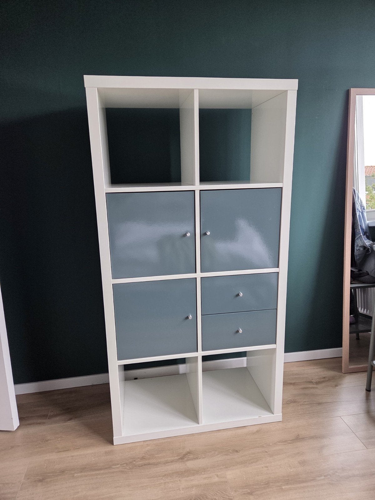ikea kast hoogglans wit, Ophalen, Gebruikt, 25 tot 50 cm, 100 tot 150 cm