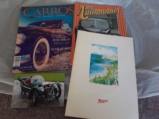 Morgan folder en auto bladen tijdschriften SET PRIJS, Ophalen of Verzenden, Gelezen, Overige merken