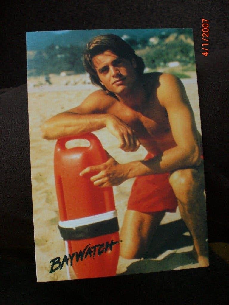 kaart Baywatch David Charvet, Ophalen of Verzenden, 1980 tot heden, Ongelopen, Sterren en Beroemdheden