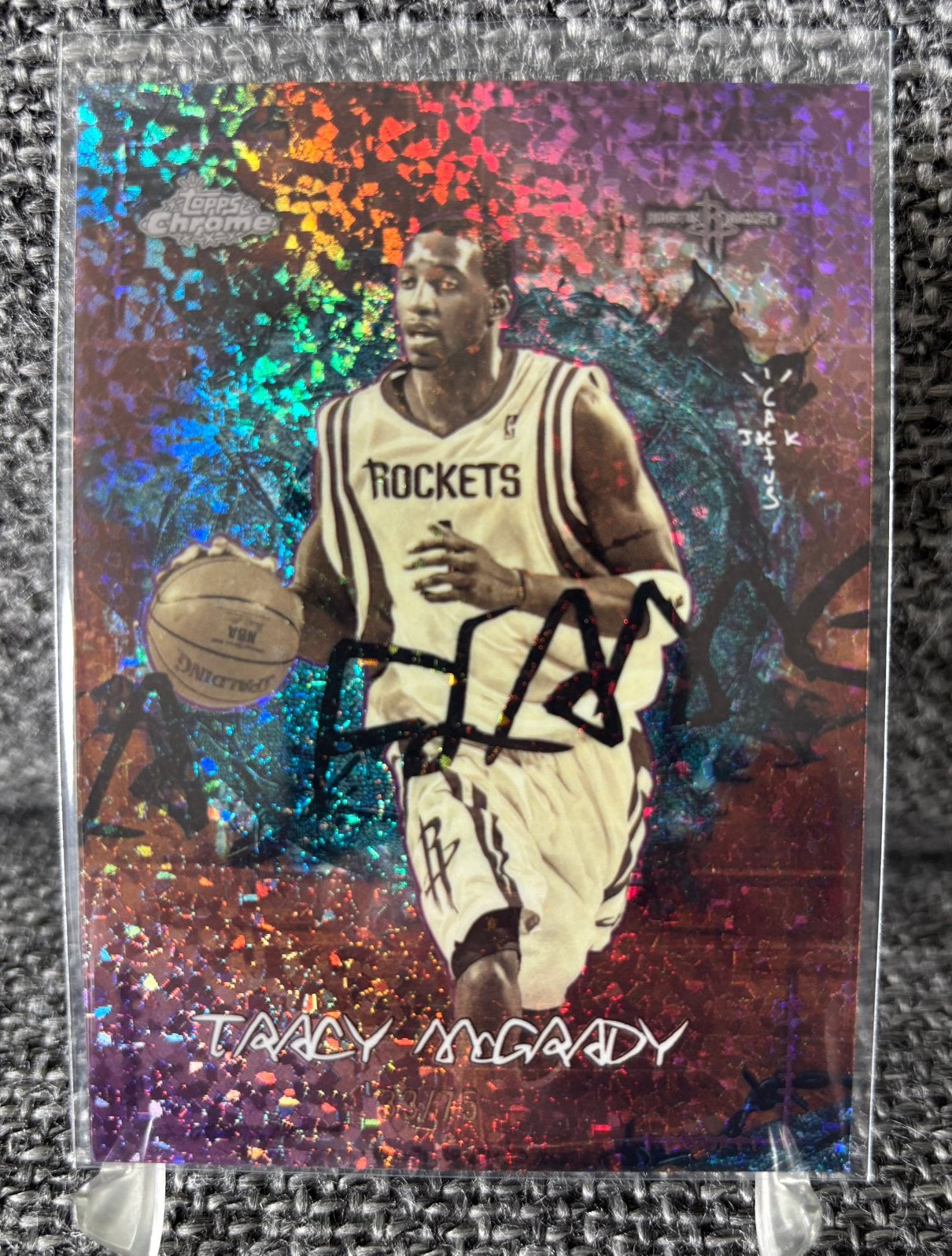 Tracy McGrady /75 Houston Rockets Topps Cactus J. NBA card, Ophalen of Verzenden, Nieuw, Plaatje