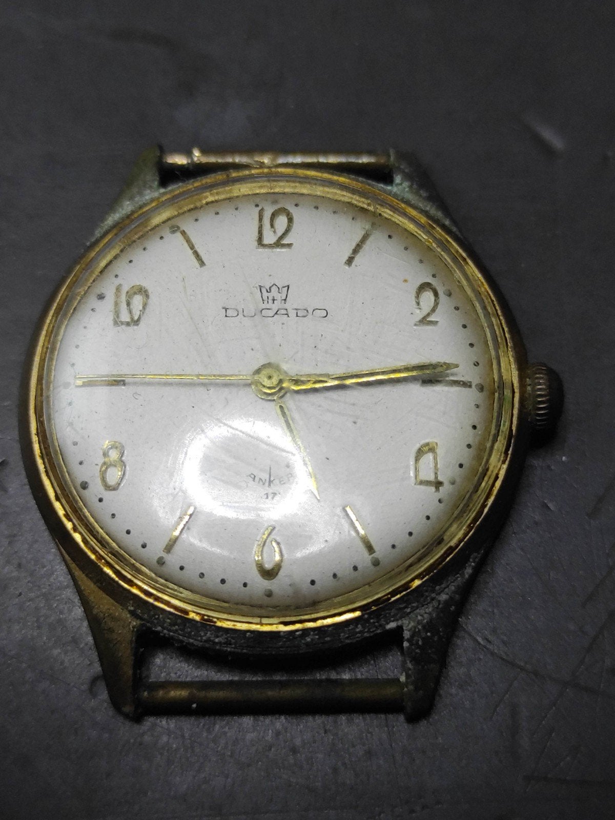 Ducado mechanisch opwind horloge, Ophalen of Verzenden, Staal, Overige merken, 1960 of later
