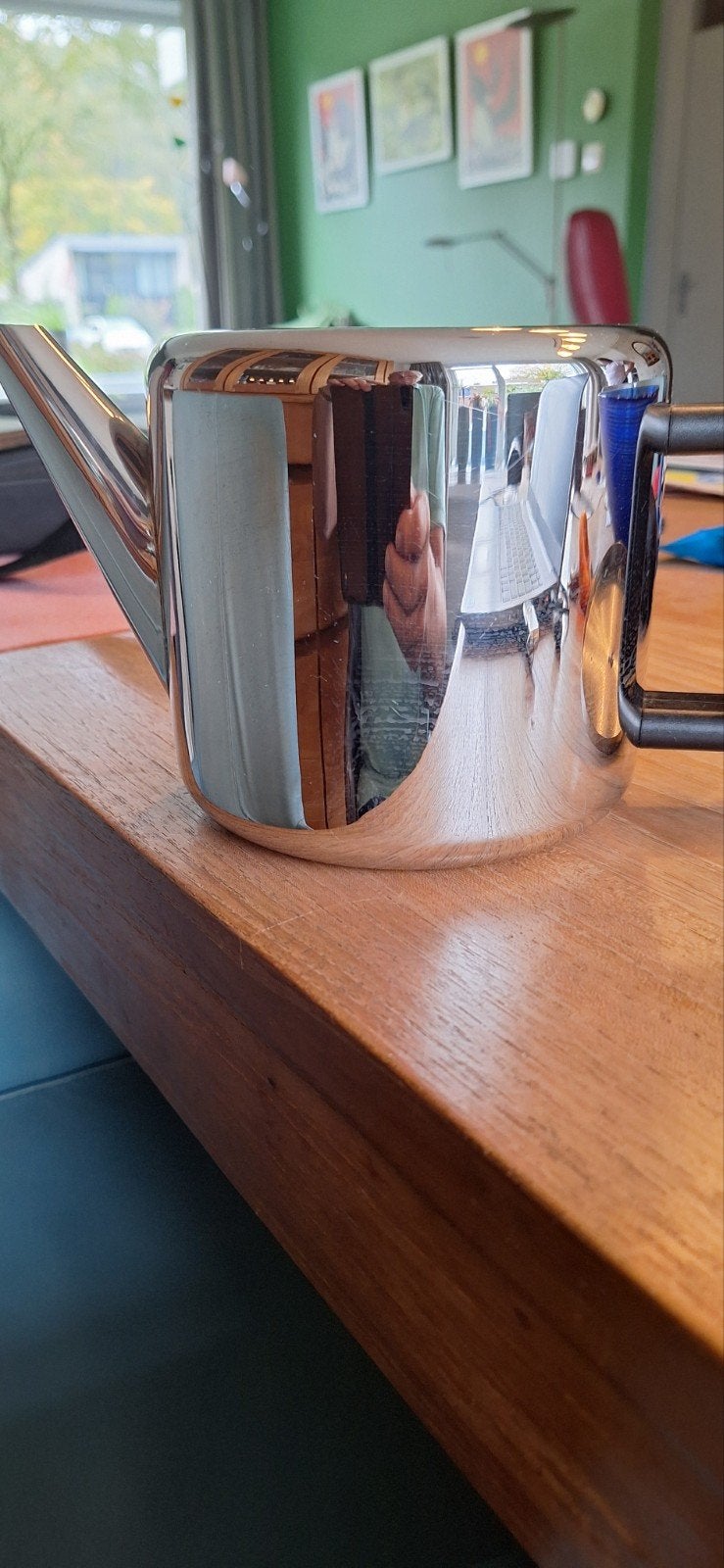 Bredemeijer Theepot, Ophalen of Verzenden, Zo goed als nieuw, Rvs