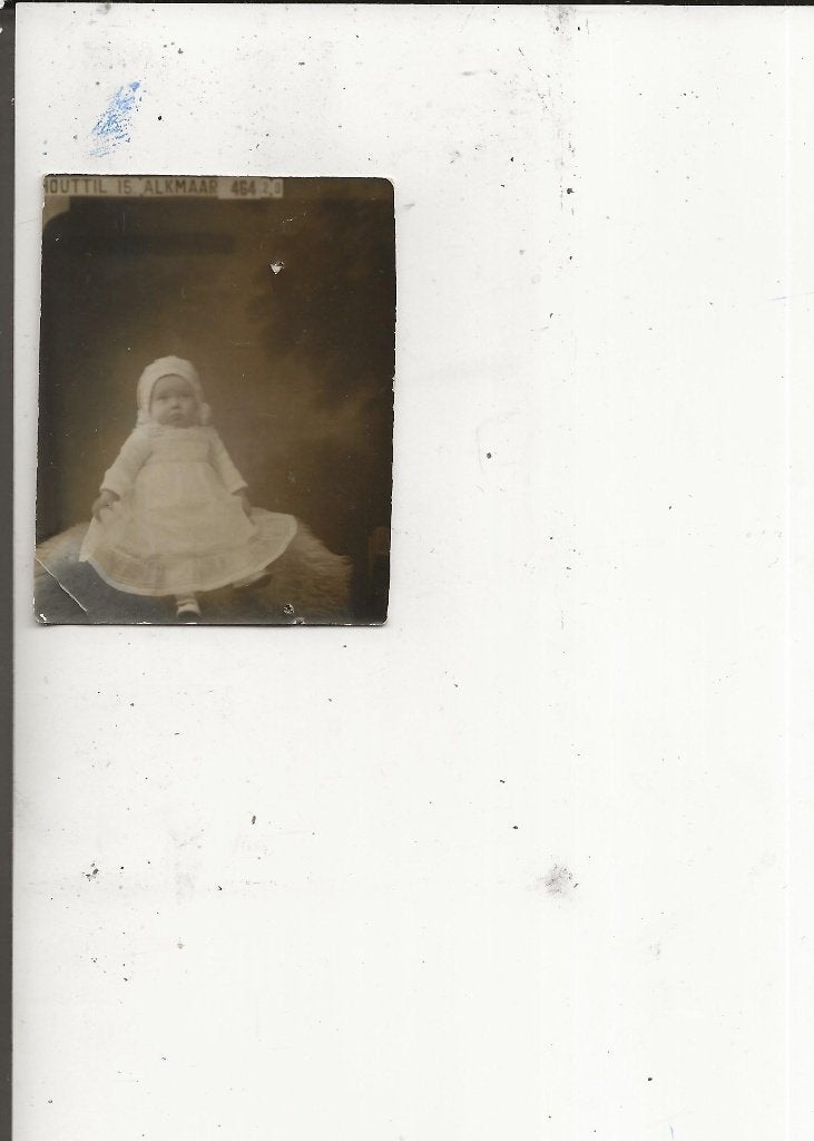 Alkmaar Baby in doopjurk Foto, Ophalen of Verzenden, Voor 1920, Ongelopen, Noord-Holland