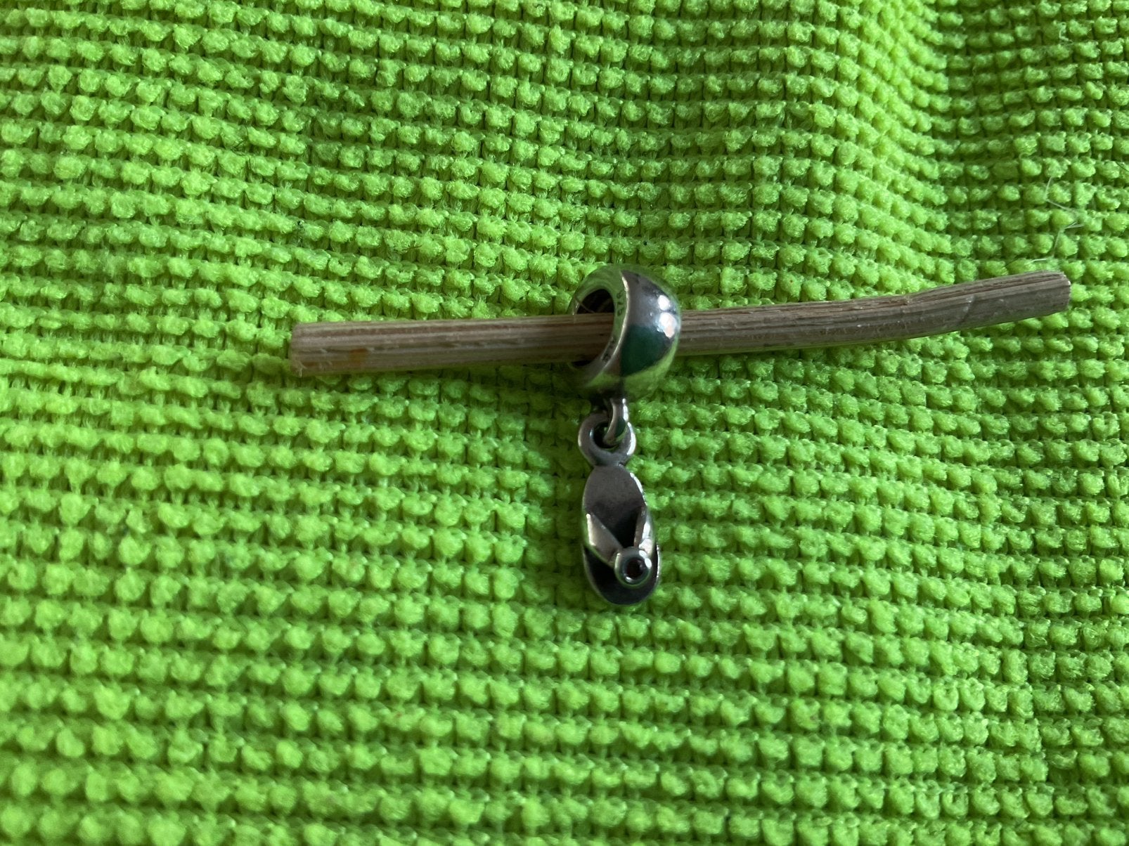 Pandora Bedel met Rose steen, Verzenden, Zo goed als nieuw, Zilver, Pandora