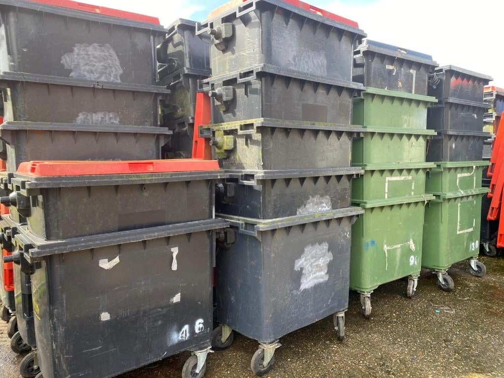 AANBIEDING 660L Afvalcontainer – Slechts €95,-!, Ophalen, Kunststof, Gebruikt, 40 liter of meer