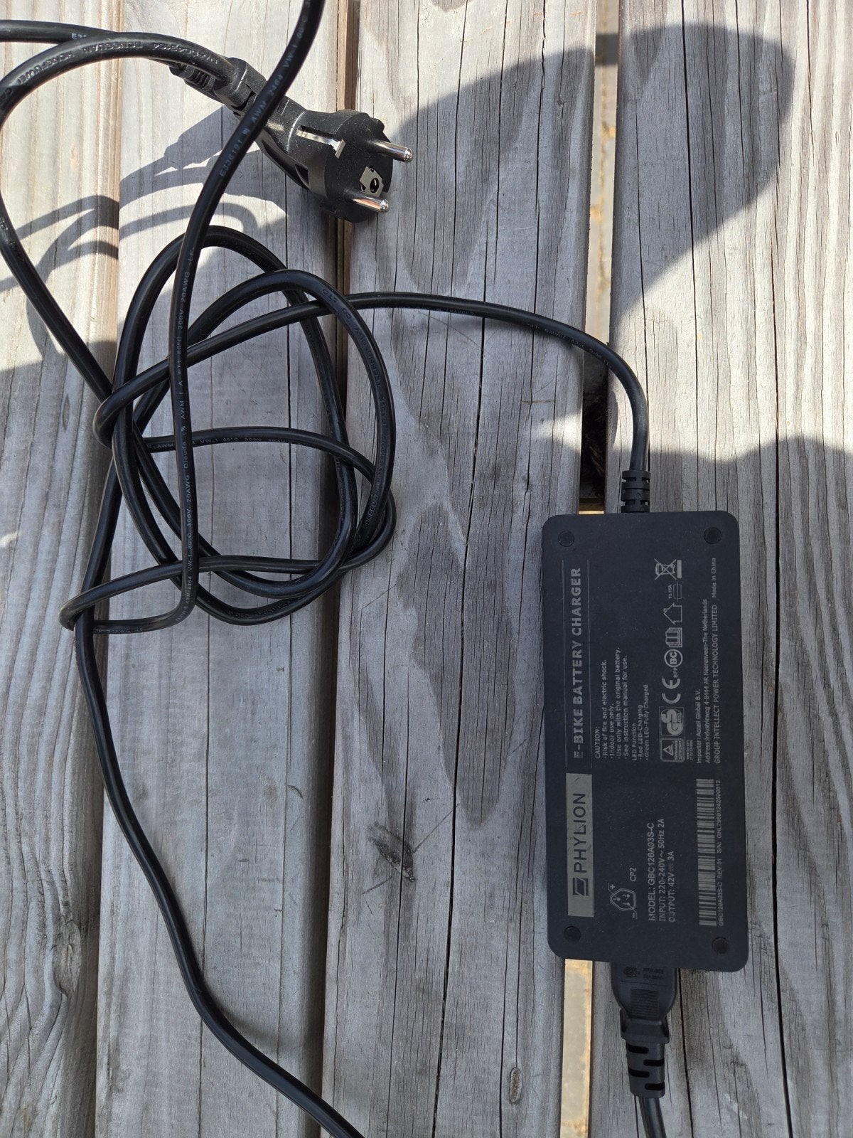 Phylion E-Bike Acculader 42V 3A, Ophalen of Verzenden, Zo goed als nieuw
