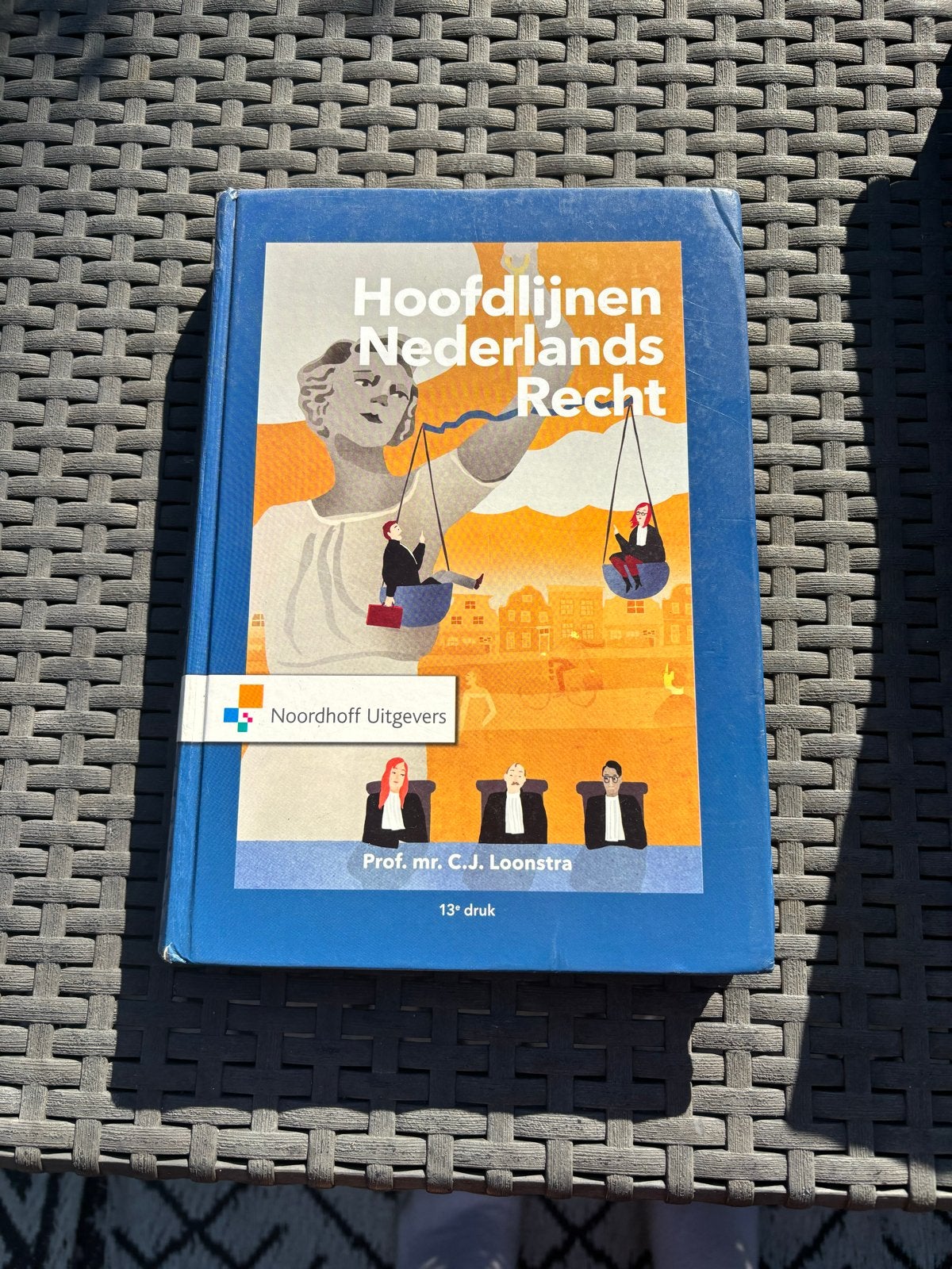 Hoofdlijnen Nederlands Recht - Prof. mr. C.J. Loonstra, Ophalen of Verzenden, Gamma, Zo goed als nieuw, HBO