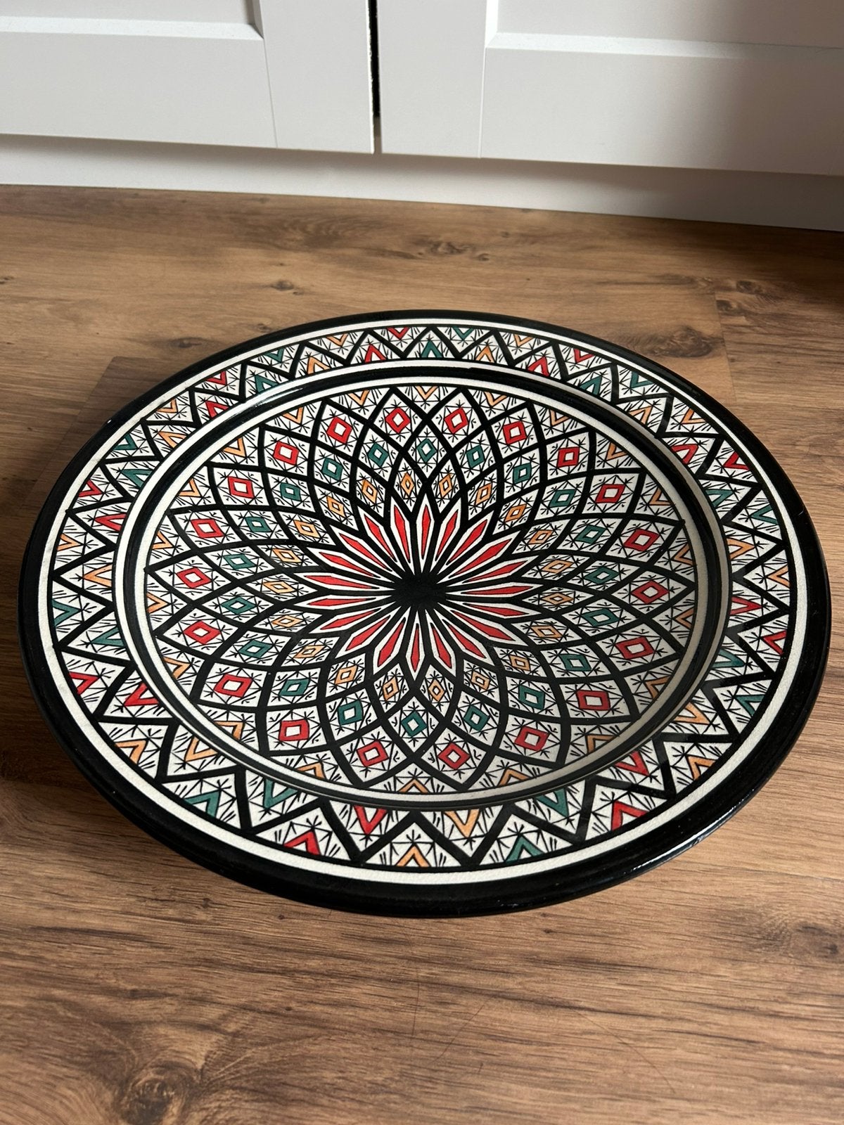 Mooie schaal uit Marrakech, Ophalen, Porselein of Keramiek, Schaal, Rond