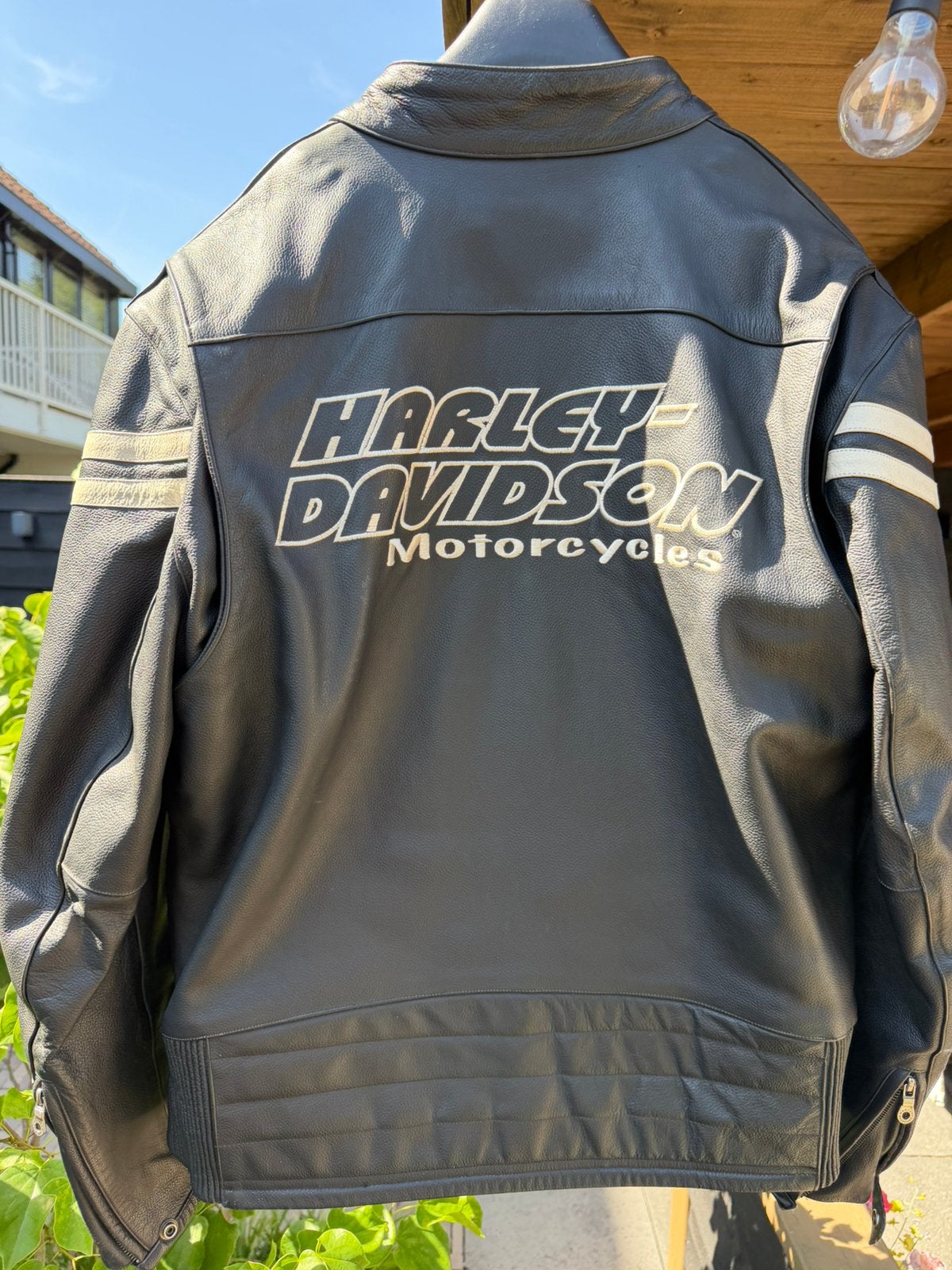 Harley Davidson jas Leer., Motoren, Kleding | Motorkleding, Ophalen, Tweedehands, Jas | leer