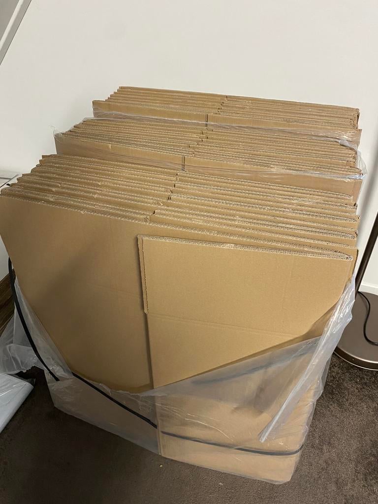 29x dubbelgolf karton verzenddoos vouwdoos 80x40x40, Doe-het-zelf en Verbouw, Ophalen, Doos, 40 tot 60 cm, Opvouwbaar