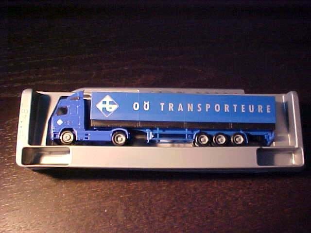 Herpa - Volvo FH12 Truck OO Transporteure [bl] 1/87, Ophalen of Verzenden, Zo goed als nieuw, Bus of Vrachtwagen, Herpa
