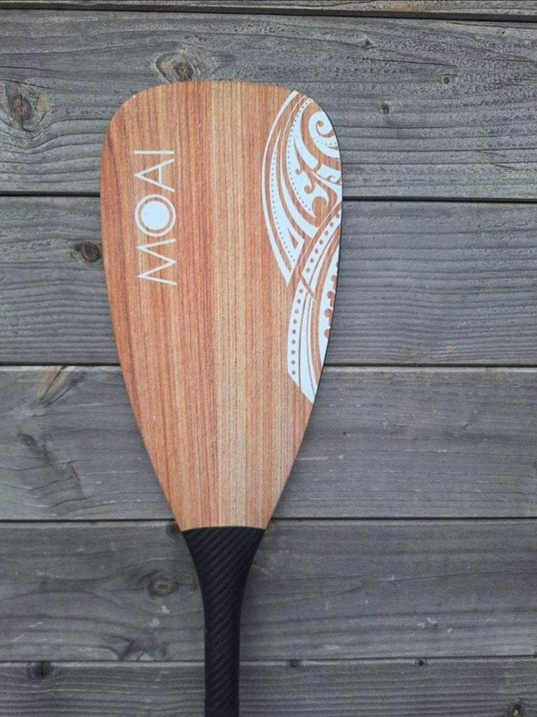 MOAI Carbon SUP Peddel - Nieuw, Ophalen of Verzenden, Zo goed als nieuw, Enkelbladige peddel