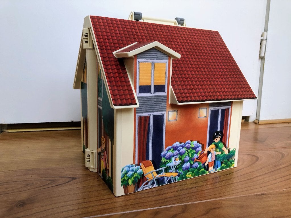 Playmobil Meeneem Woonhuis / Poppenhuis Compleet!, Ophalen, Gebouw, Complete set, Zo goed als nieuw