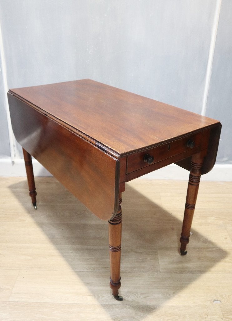 Antieke Engelse Pembroketafel, sidetable, Ophalen of Verzenden