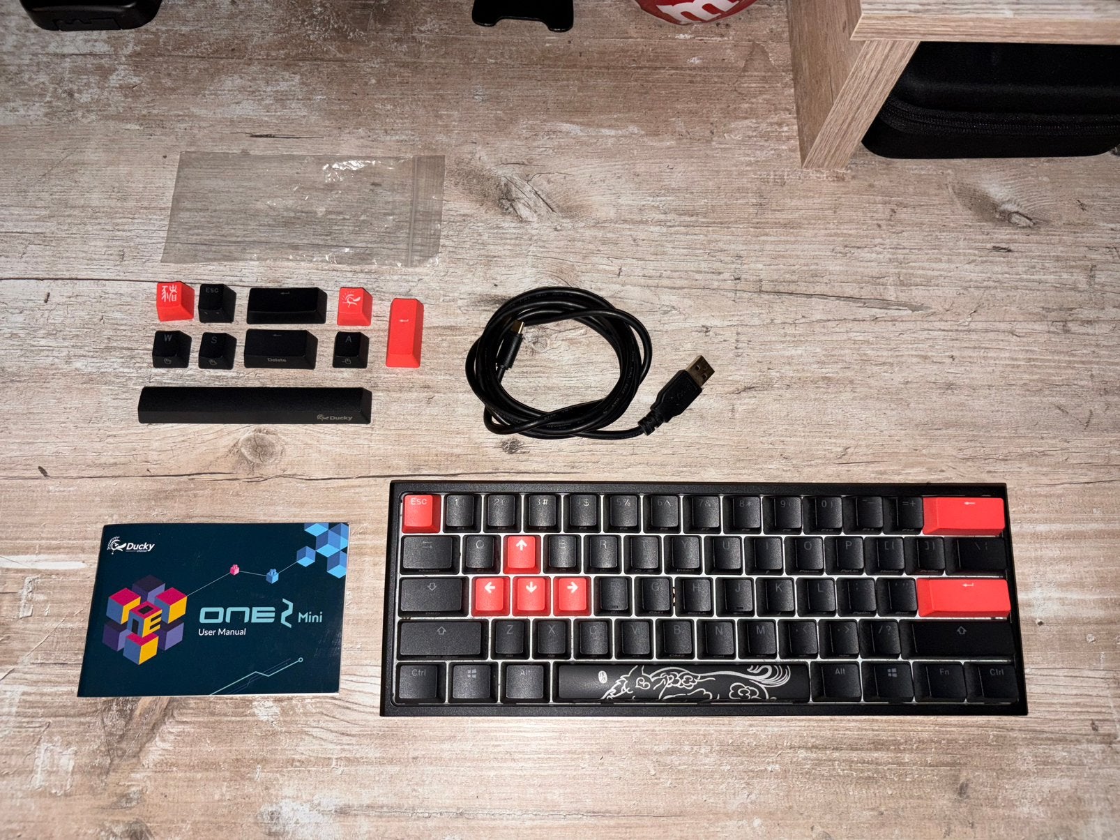 Ducky One 2 Mini RGB – Mechanisch Gaming Toetsenbord, Computers en Software, Ophalen of Verzenden, Zo goed als nieuw