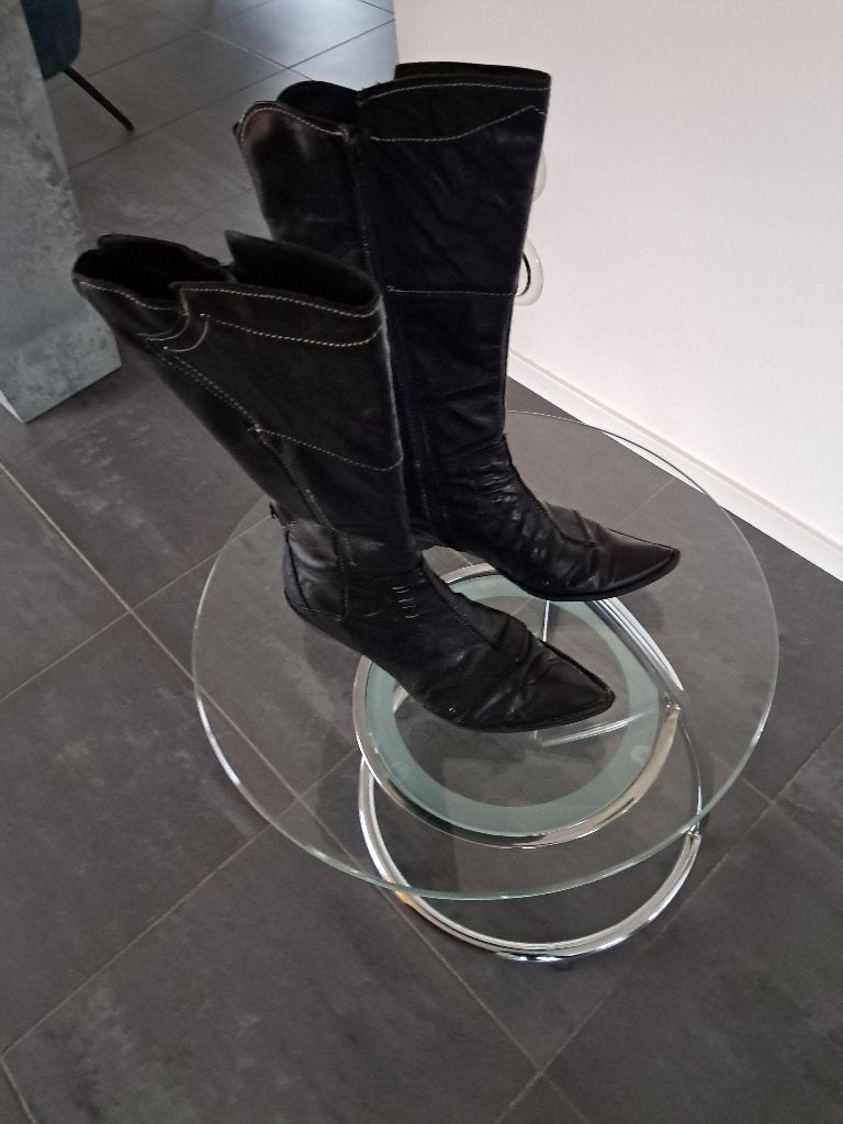 Cowboy laars zwart, Kleding | Dames, Schoenen, Hoge laarzen, Zwart, Ophalen of Verzenden, Van Daalen