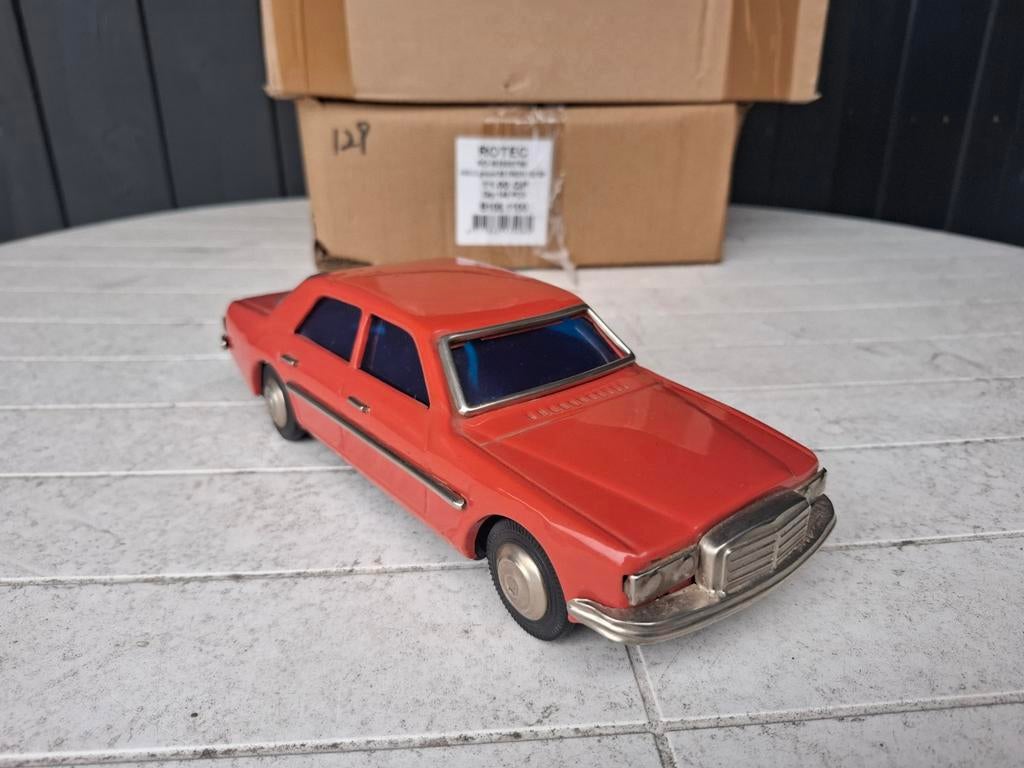 Oude Mercedes-Benz blikken speelgoedauto, Antiek en Kunst, Antiek | Speelgoed, Ophalen of Verzenden