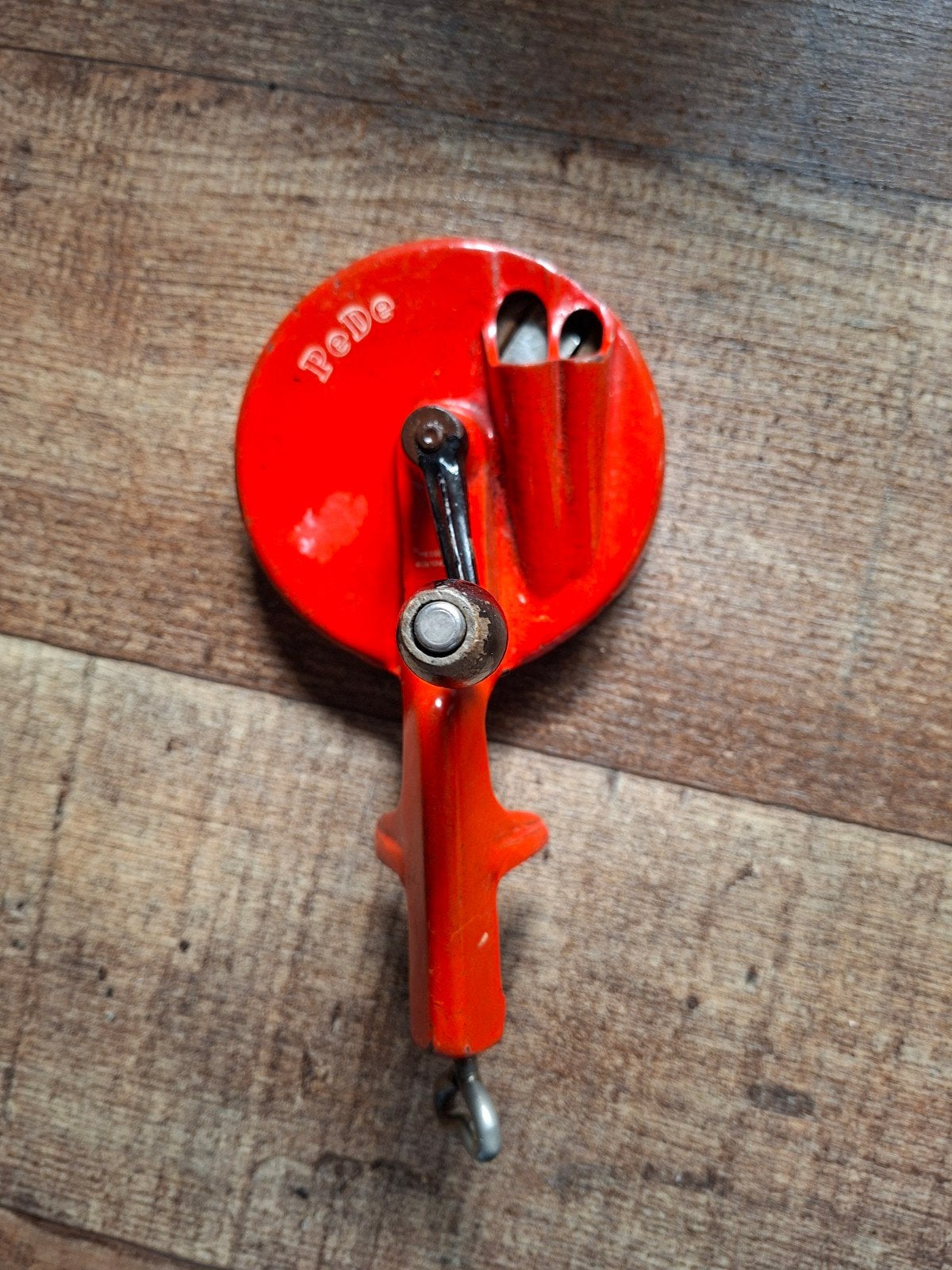 Vintage PeDe bonensnijder - Rood, Ophalen of Verzenden